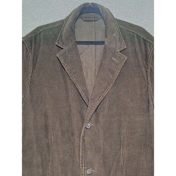 Sonoma Blazer Mens 2XL Brown Corduroy Sport Coat Classic Casual Fall Preppy - Picture 3 of 10